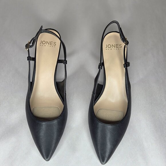 Jones New York Women's Charla Black Slingback Dress Pumps - Picture 3 of 7